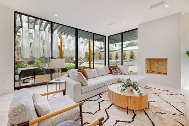 Interior, Living room, Recessed Lighting