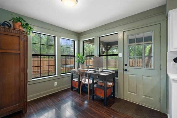 Home Office, Interior, Wood Texture Flooring