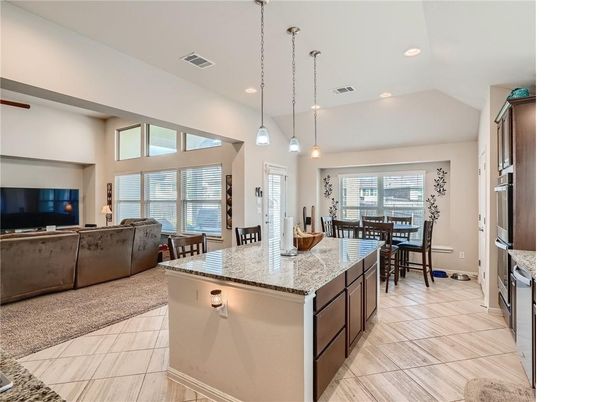 Dining room, Interior, Kitchen, Living room, Pendant Lights, Recessed Lighting