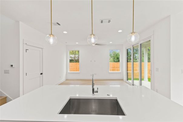 Interior, Kitchen, Pendant Lights, Recessed Lighting