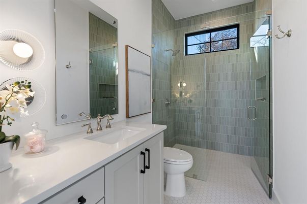 Bathroom, Glass Shower, Interior