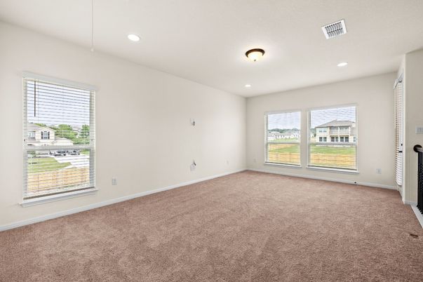 Empty room, Interior, Recessed Lighting