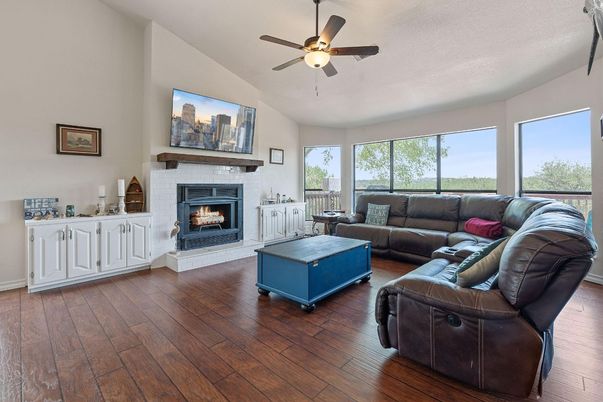 Fireplace, Interior, Living room, Wood Texture Flooring