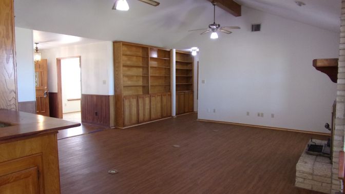 Empty room, Interior, Wood Texture Flooring