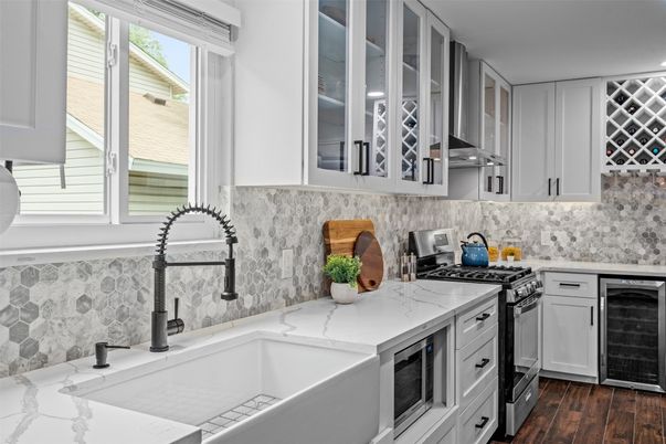 Interior, Kitchen, Wood Texture Flooring