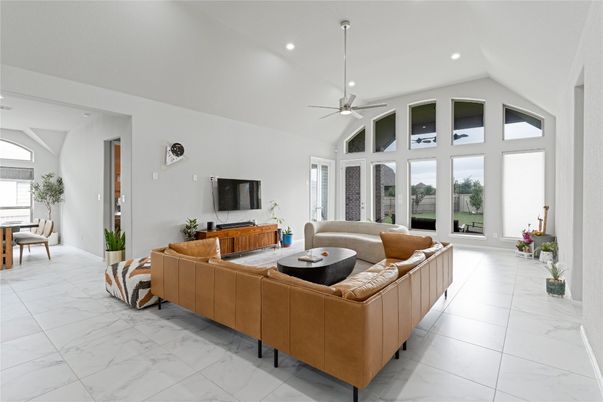 Interior, Living room, Marble, Recessed Lighting