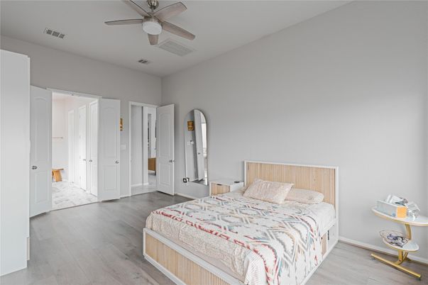 Bedroom, Interior, Wood Texture Flooring