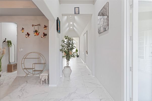 Interior, Marble, Recessed Lighting