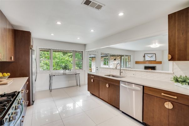 Interior, Kitchen, Recessed Lighting, Stainless Steel Appliances