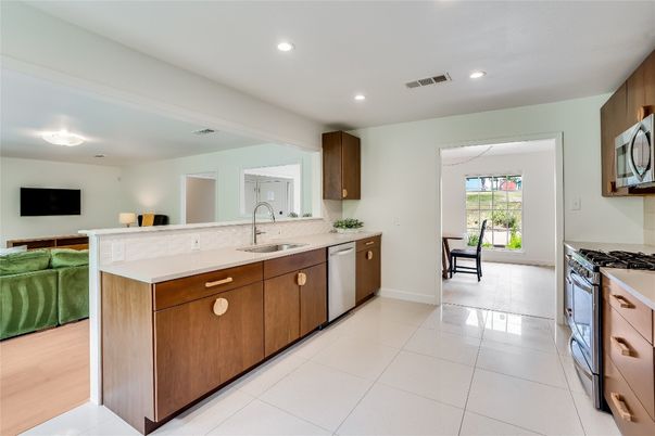Interior, Kitchen, Recessed Lighting, Stainless Steel Appliances