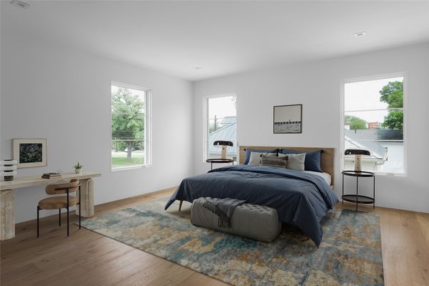 Bedroom, Interior, Wood Texture Flooring