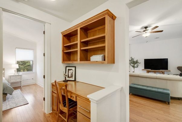 Home Office, Interior, Wood Texture Flooring