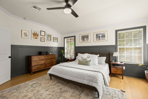 Bedroom, Interior, Wood Texture Flooring