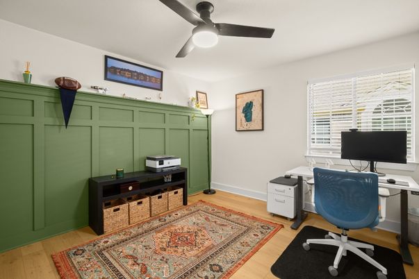 Home Office, Interior, Wood Texture Flooring