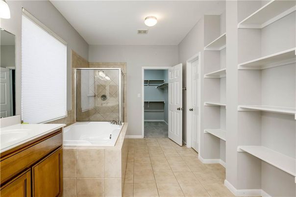Bathroom, Dual Sink Vanities, Glass Shower, Interior, Walk-in Closets