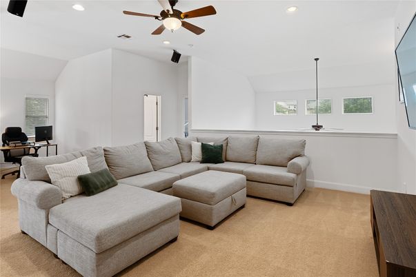 Home Office, Interior, Living room, Recessed Lighting