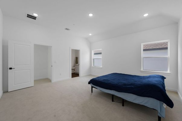 Bedroom, Interior, Recessed Lighting