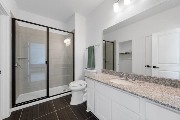 Bathroom, Glass Shower, Interior