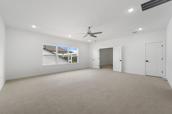 Empty room, Interior, Recessed Lighting