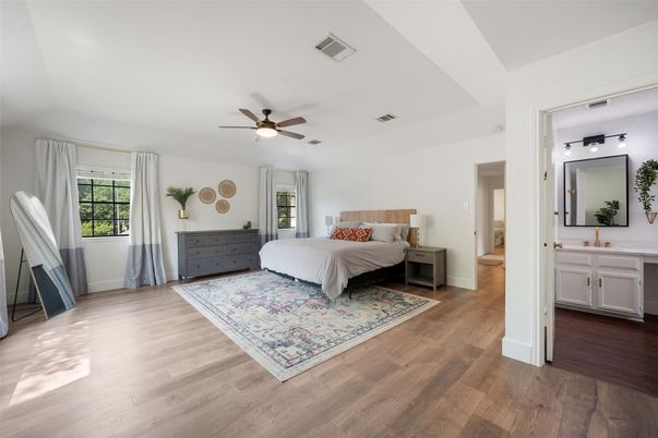 Bedroom, Interior, Wood Texture Flooring