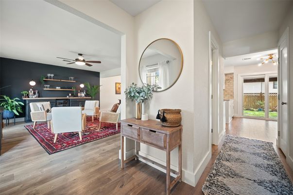 Dining room, Interior, Wood Texture Flooring