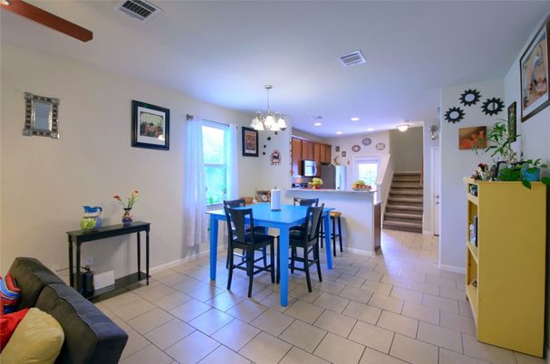 Chandelier, Dining room, Interior, Kitchen, Recessed Lighting