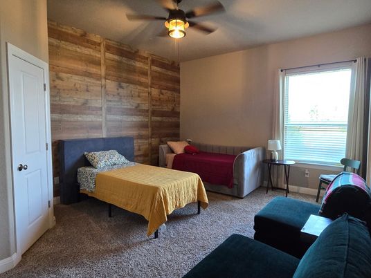 Bedroom, Interior, Wooden Walls