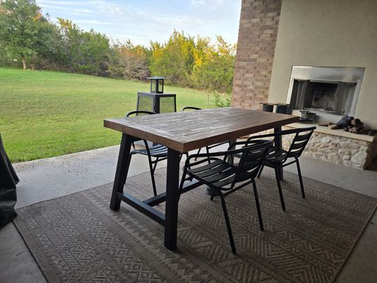 Backyard, Exterior, Fireplace