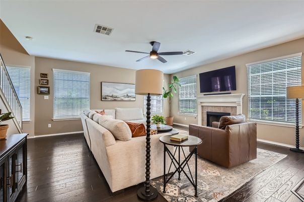 Fireplace, Interior, Living room, Wood Texture Flooring