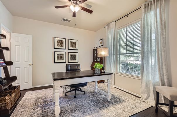 Home Office, Interior, Wood Texture Flooring