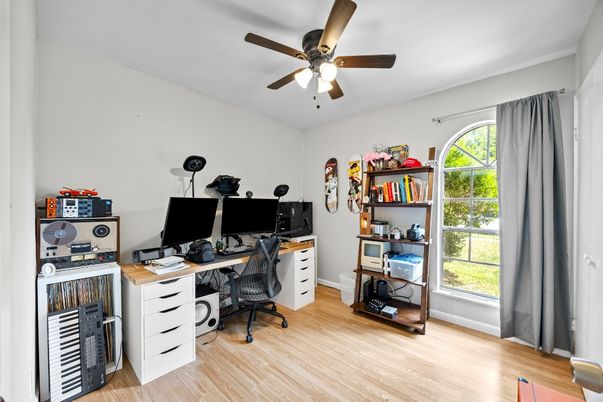 Home Office, Interior, Wood Texture Flooring