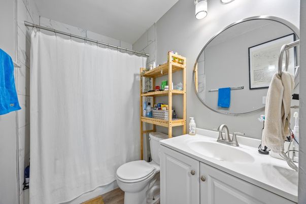 Bathroom, Interior, Wood Texture Flooring