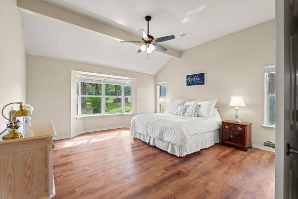 Bedroom, Interior, Wood Texture Flooring