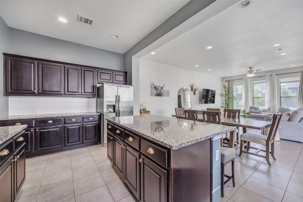 Dining room, Interior, Kitchen, Recessed Lighting, Stainless Steel Appliances