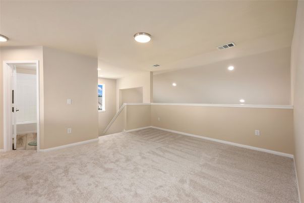 Empty room, Interior, Recessed Lighting