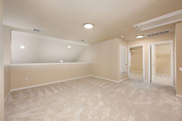 Empty room, Interior, Recessed Lighting
