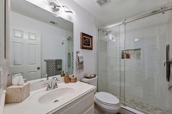 Bathroom, Glass Shower, Interior