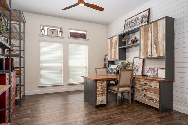 Home Office, Interior, Wood Texture Flooring