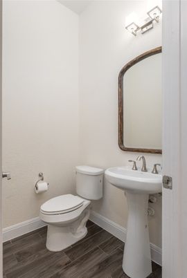 Bathroom, Interior, Wood Texture Flooring