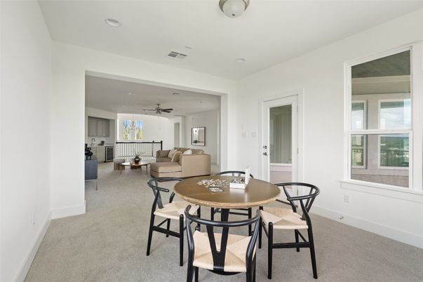 Dining room, Interior, Living room, Recessed Lighting