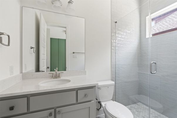 Bathroom, Glass Shower, Interior