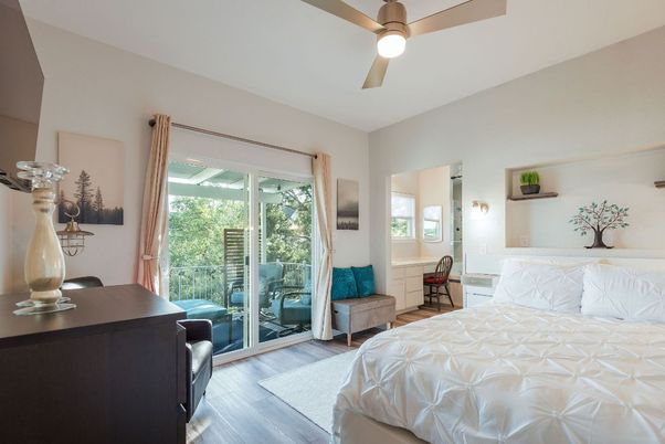 Bedroom, Interior, Wood Texture Flooring