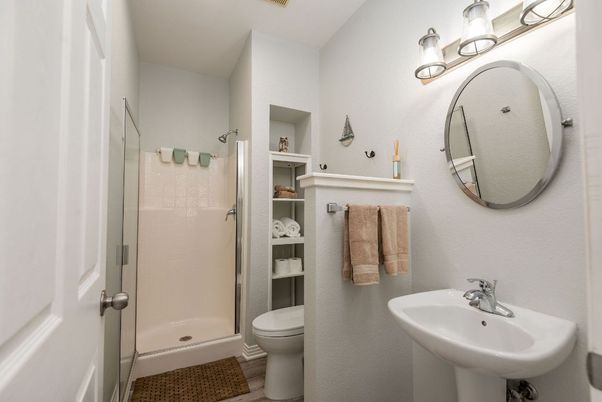 Bathroom, Glass Shower, Interior