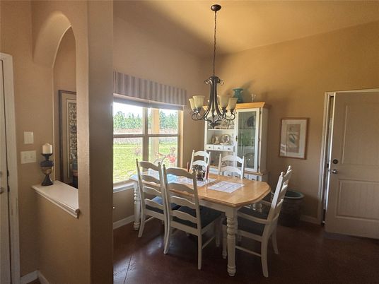 Chandelier, Dining room, Interior