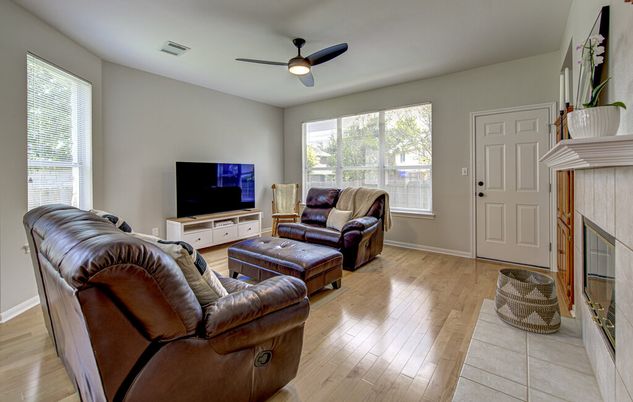 Fireplace, Interior, Living room, Wood Texture Flooring