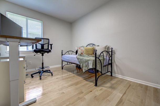 Bedroom, Home Office, Interior, Wood Texture Flooring