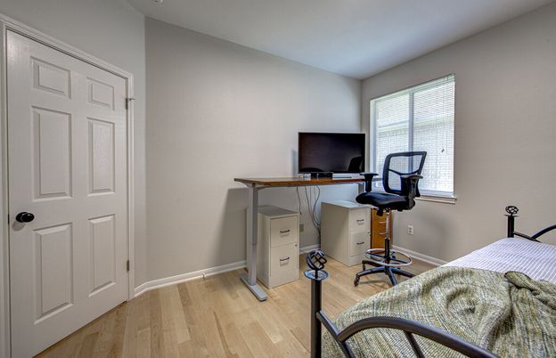 Home Office, Interior, Wood Texture Flooring