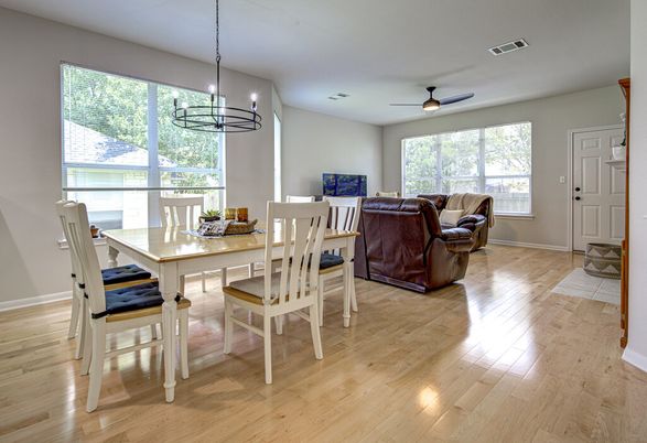 Chandelier, Dining room, Interior, Living room, Wood Texture Flooring
