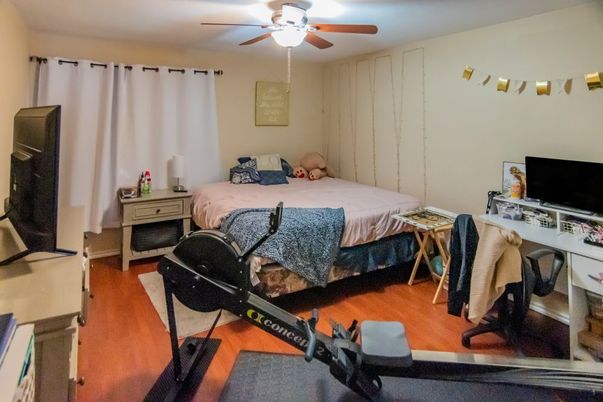 Bedroom, Interior, Wood Texture Flooring