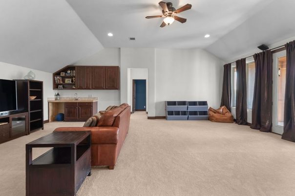 Interior, Living room, Recessed Lighting